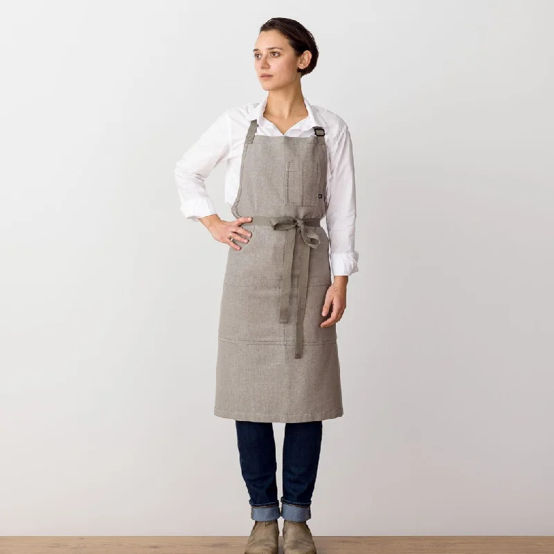 Classic Chef Apron, Tan with Tan Straps, Men or Women