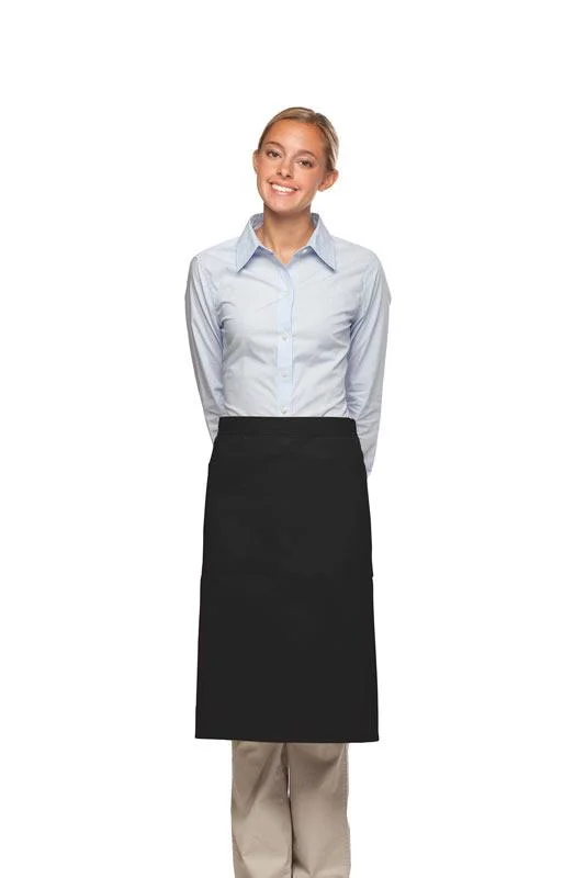 Deluxe 3/4 Bistro Apron (2 Pockets)