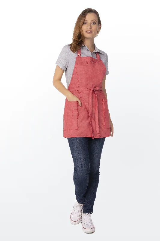 Medford Coral Short Bib (3 Pockets)