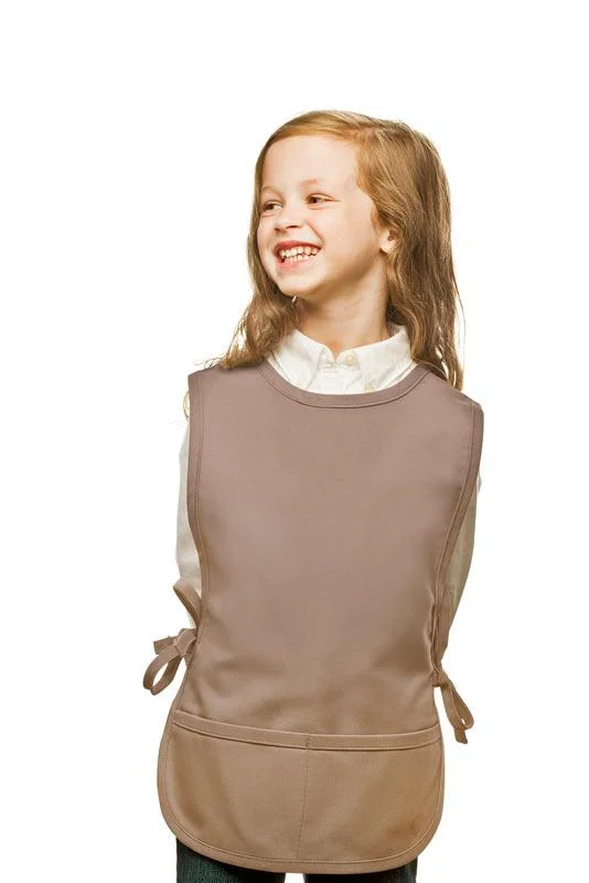 Khaki Kid's Cobbler Apron (2 Pockets)