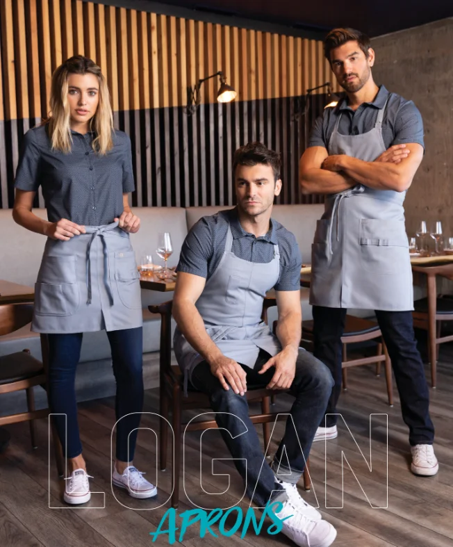 Logan Bib Apron (3 Pockets)