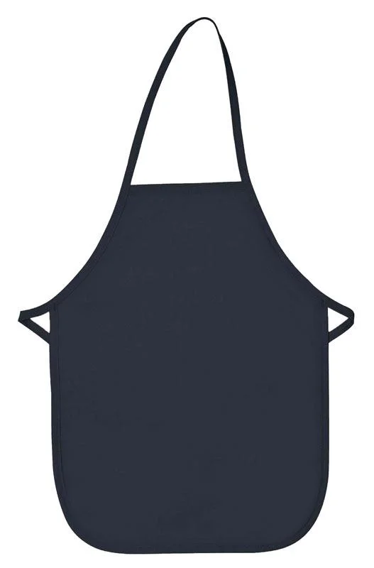 Navy Kid's XL Bib Apron (No Pockets)