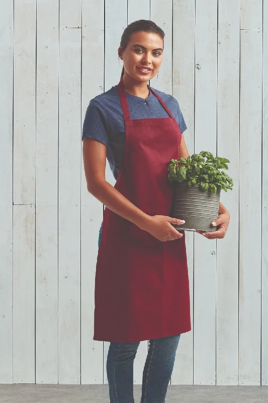 Organic Cotton Bib Apron (No Pockets)