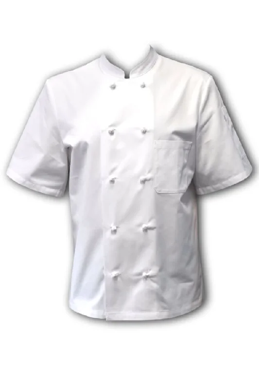 THOMAS CHEF JACKET - WHITE - SHORT SLEEVES