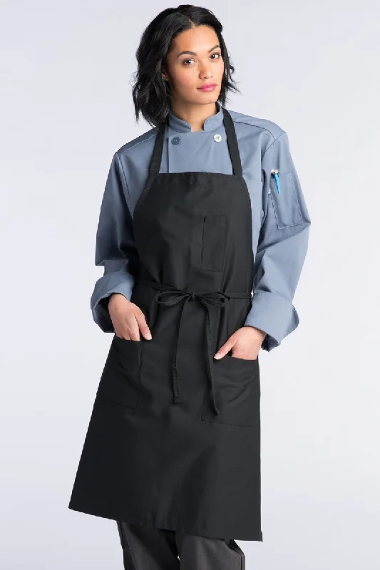 Bib Apron (3 Patch Pocket)