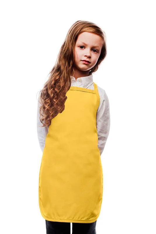 Yellow Kid's Bib Apron (No Pockets)