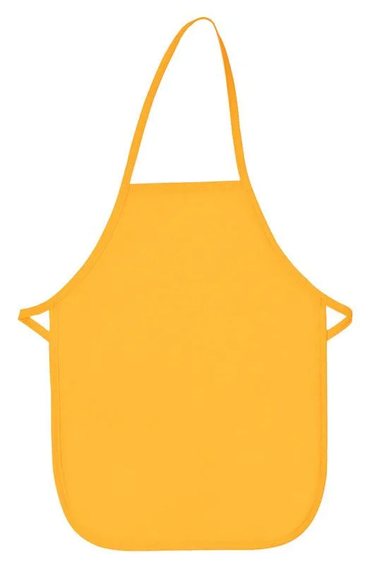 Yellow Kid's XL Bib Apron (No Pockets)