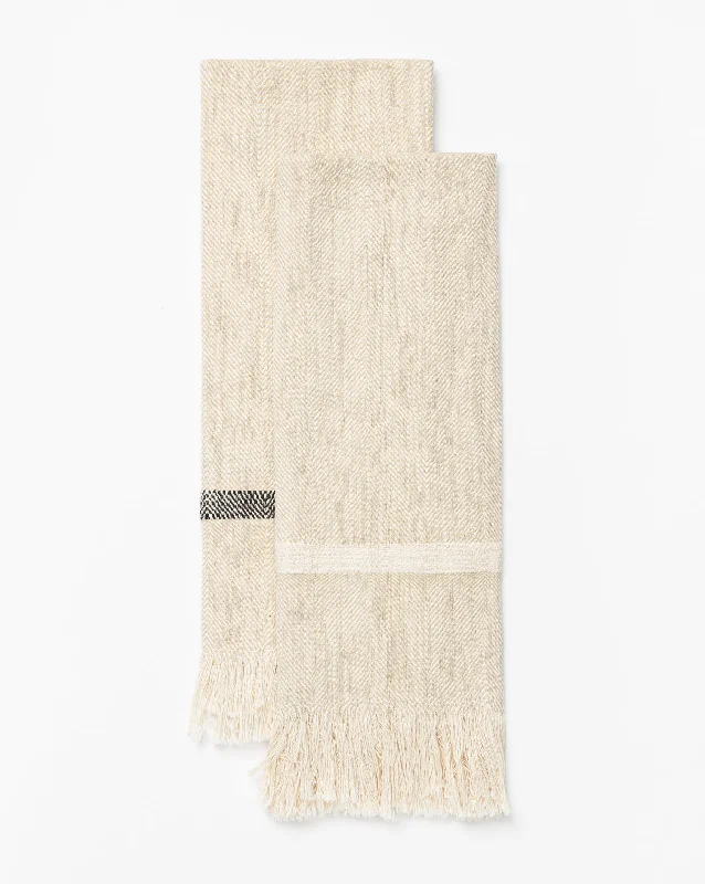 Fringed Striped Towel (Set of 2)