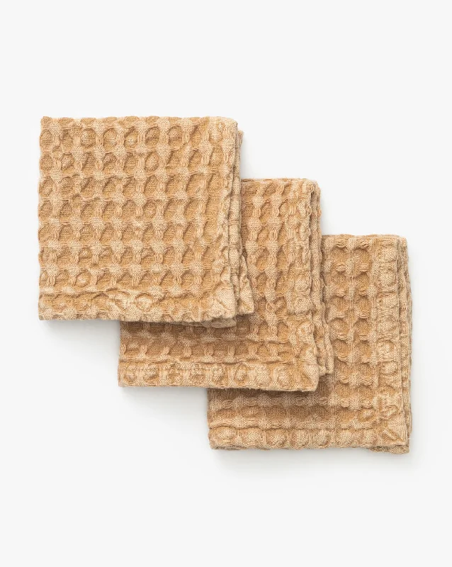 Oaklee Camel Waffle Dish Cloths