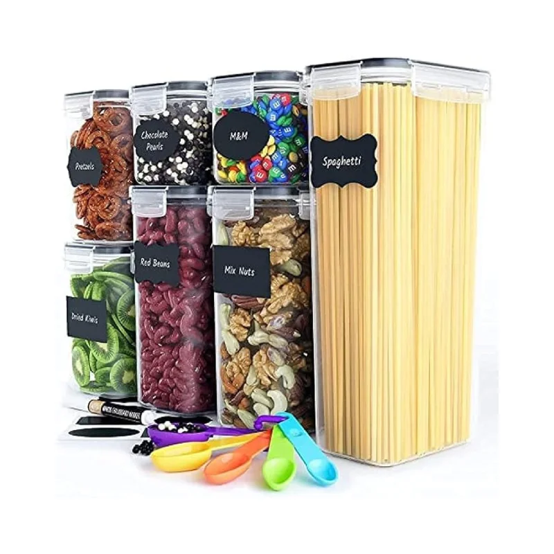 7-Piece Airtight Kitchen Organization Food Storage Containers