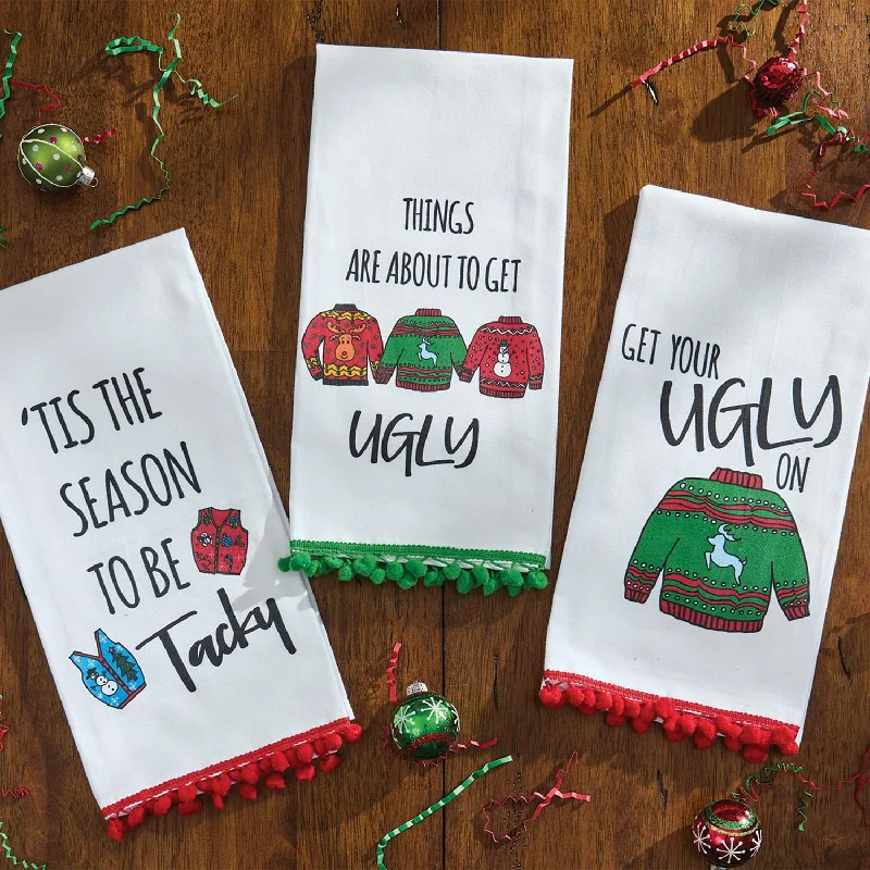 About To Get Ugly Dishtowel - Park Designs