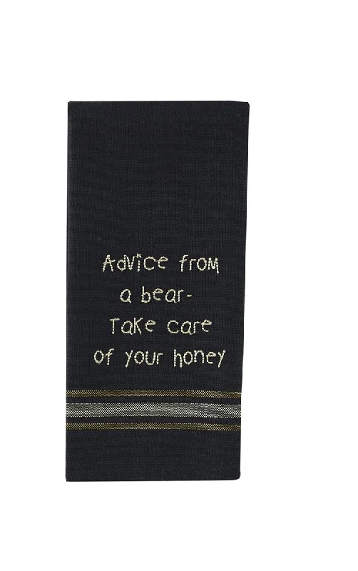 Advice From A - Bear Dishtowel  Park Designs