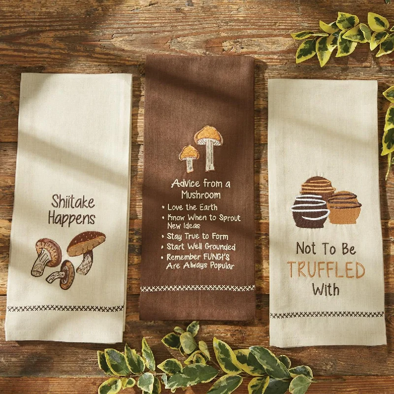 Advice From Mushroom Dishtowel - Park Designs