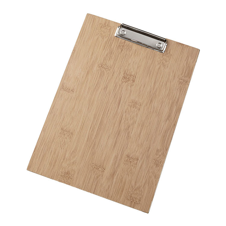 American Metalcraft BB12 & 9" x 12-1/2" Bamboo Menu Holder Clipboard