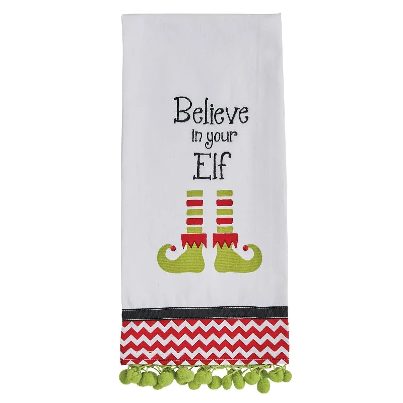 Believe In Your Elf Decorative Dishtowels - Park Designs