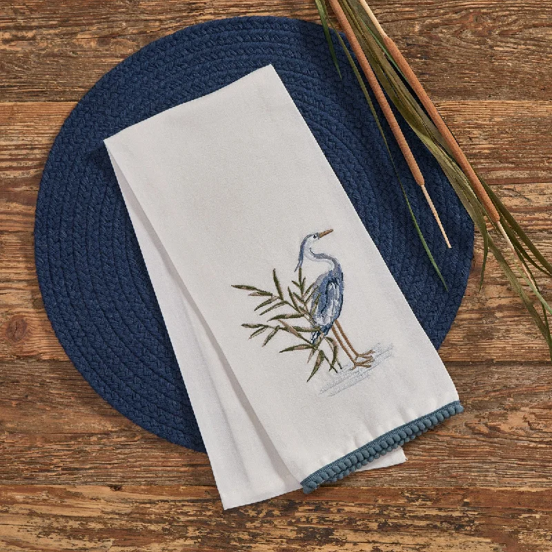 Blue Heron Decorative Dishtowel - Set of 6 Park Designs