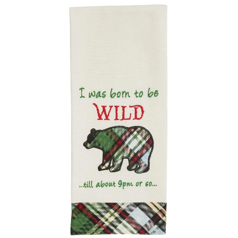 Born To Be Wild Dishtowel - Set of 2 Park Designs