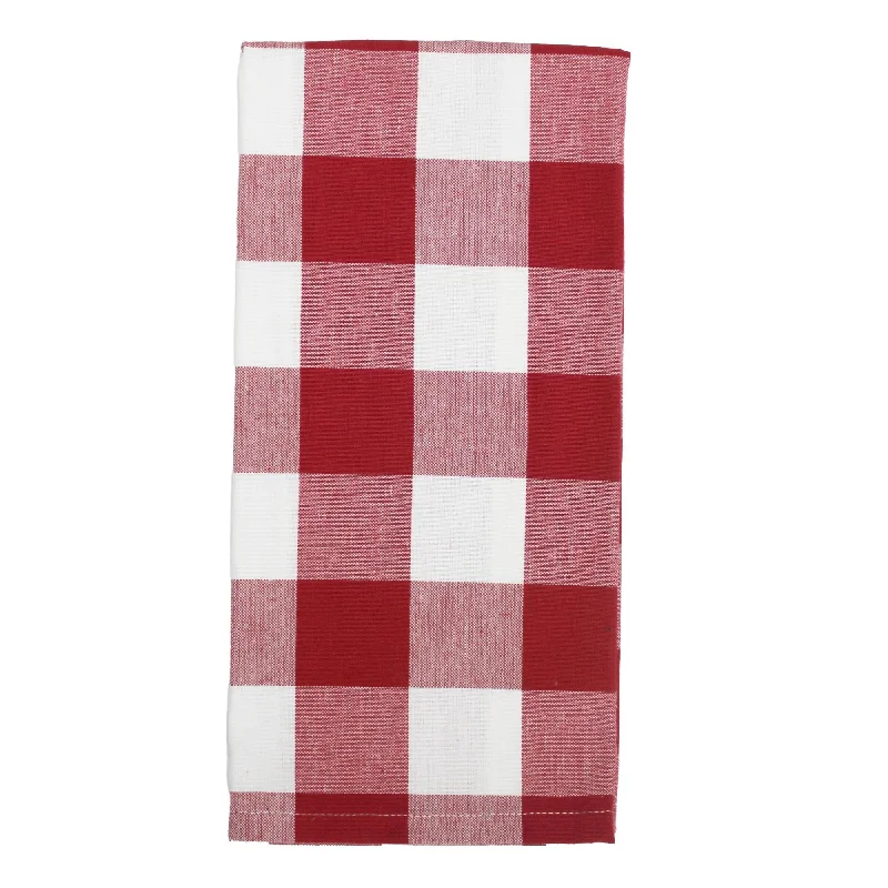 Buffalo Check Crimson Red Kitchen Towel KT510019