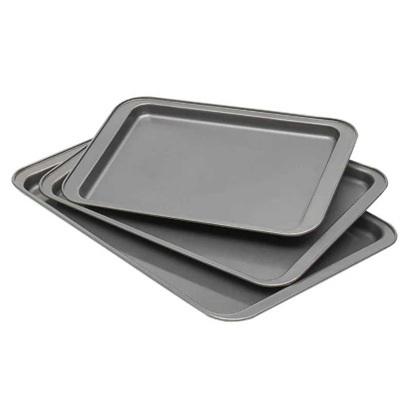 3 Piece Non-Stick Cookie Sheet Set