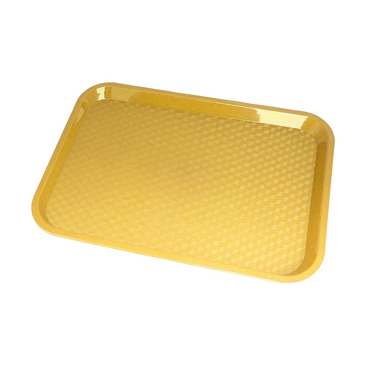 Cambro 1216FF108 Fast Food Tray, Primrose Yellow, 16" x 12"