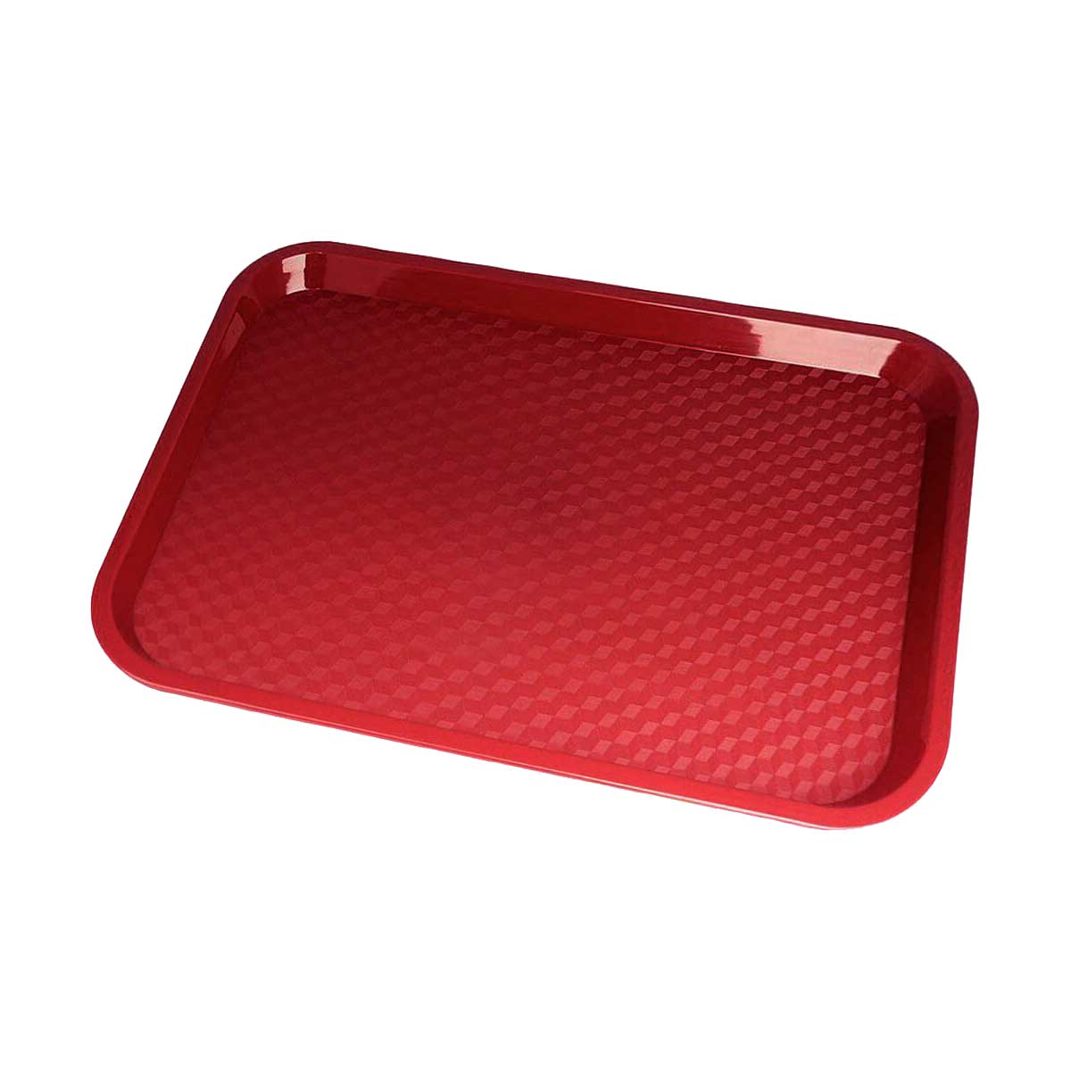 Cambro 1216FF416 Fast Food Tray, Cranberry, 16" x 12"