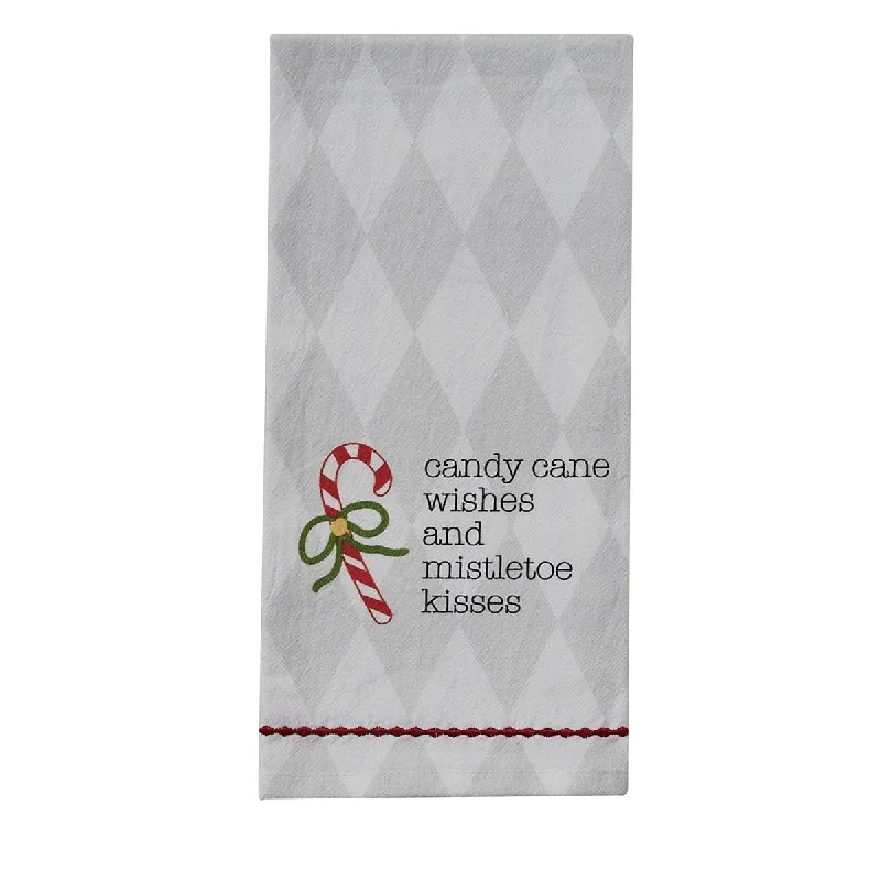 Candy Cane Decorative Dishtowel - Set of 2 Park Designs