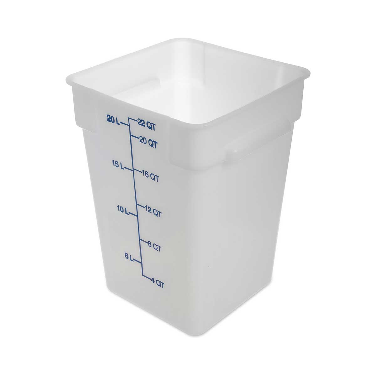 Carlisle 1073602 StorPlus Square Food Storage Container, 22 qt.