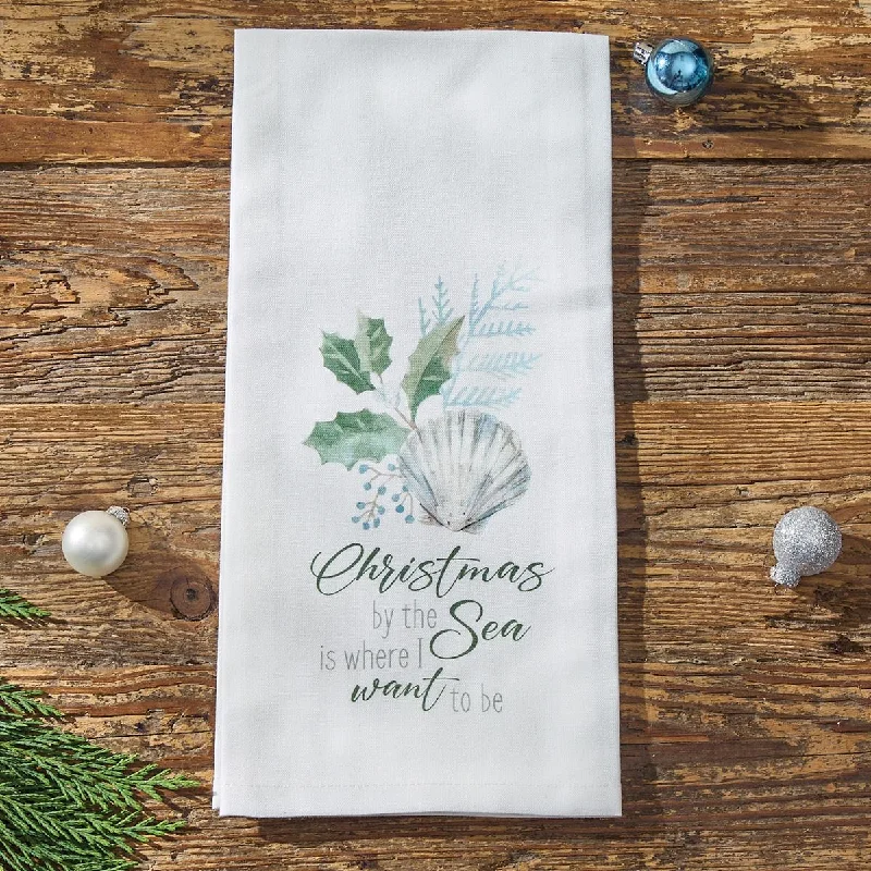 Christmas By The Sea Dishtowel - Set of 6 Park Designs