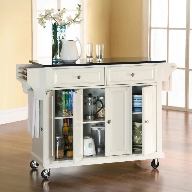 Crosley Full Size Granite Top Kitchen Cart