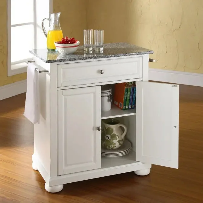 Crosley Furniture Alexandria Granite Top Portable Kitchen Island/cart