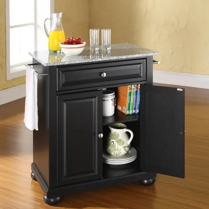 Crosley Furniture Alexandria Granite Top Portable Kitchen Island/cart