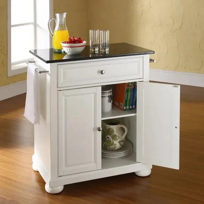 Crosley Furniture Alexandria Granite Top Portable Kitchen Island/cart