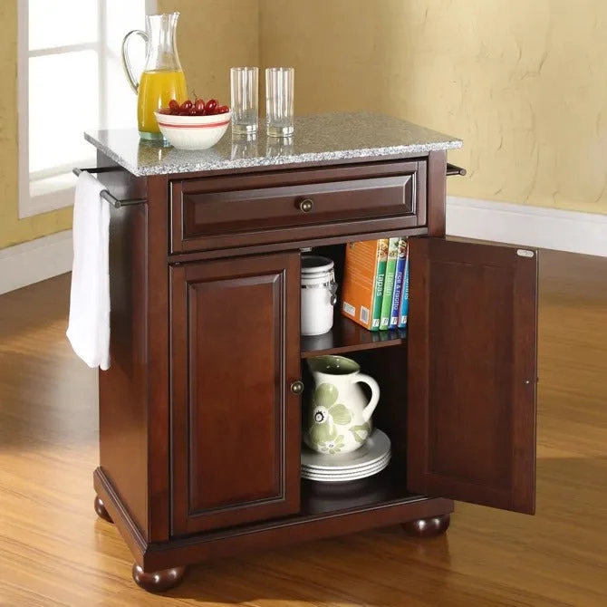 Crosley Furniture Alexandria  Granite Top Portable Kitchen Island/cart