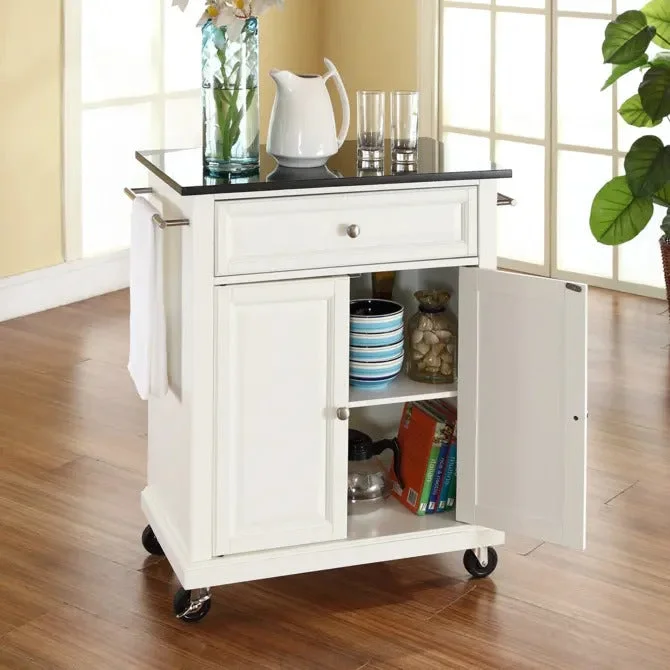 Crosley Furniture Compact Granite Top Kitchen Cart