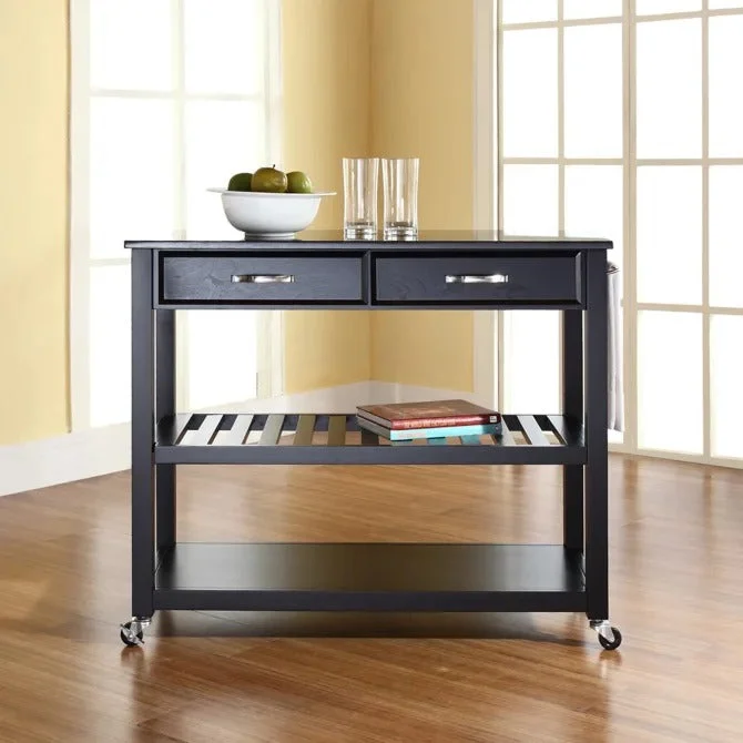 Crosley Furniture Granite Top Kitchen Prep Cart