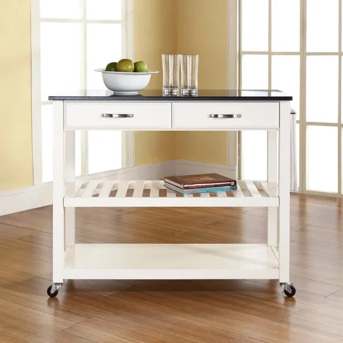 Crosley Furniture Granite Top Kitchen Prep Cart