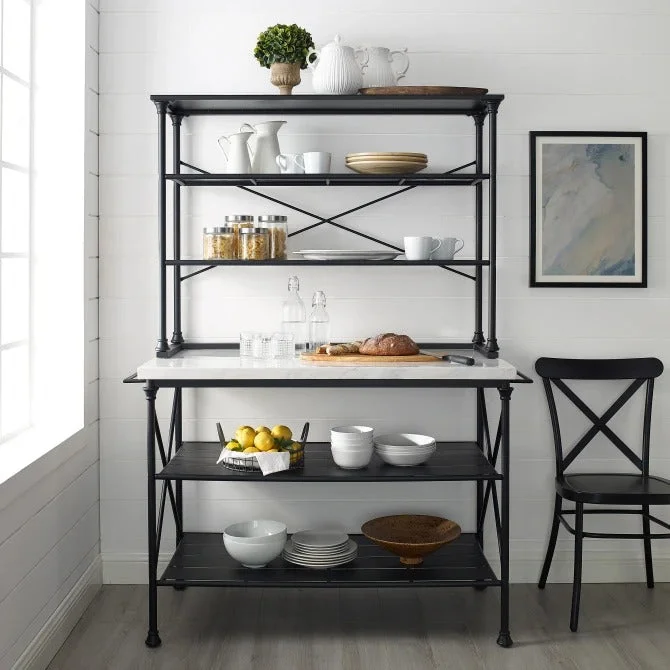 Crosley Madeleine Kitchen Island And Hutch