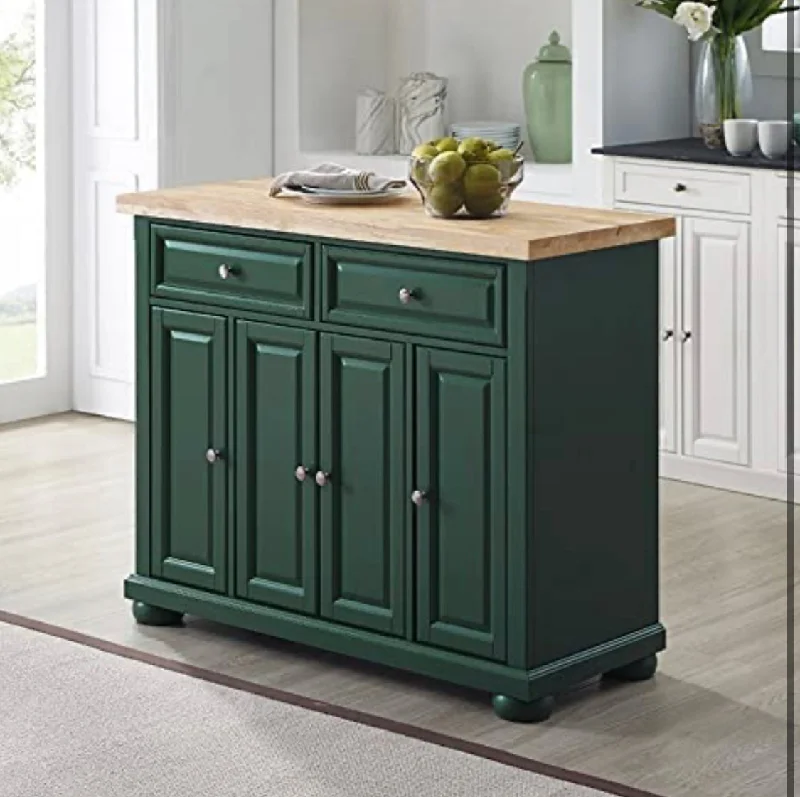 Crosley Madison Kitchen Island/cart Emerald