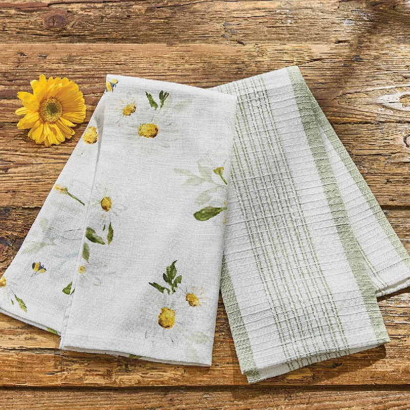 Daisies Dishtowel - Set of 6 Park Designs