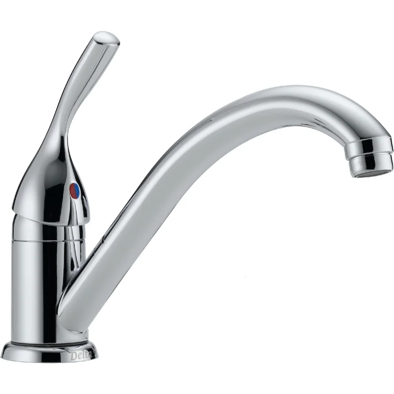 Delta Classic One Hole Modern Single Handle Kitchen Faucet in Chrome 474510