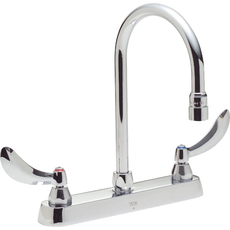 Delta Commercial 8" Centerset 2-Handle High Arc Chrome Kitchen Faucet 608666