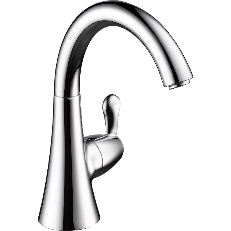 Delta Transitional Single Handle Chrome Finish Beverage Kitchen Faucet 555928