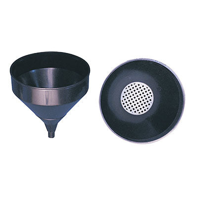 Drain Funnel, w/ med & coarse screen, 7" dia