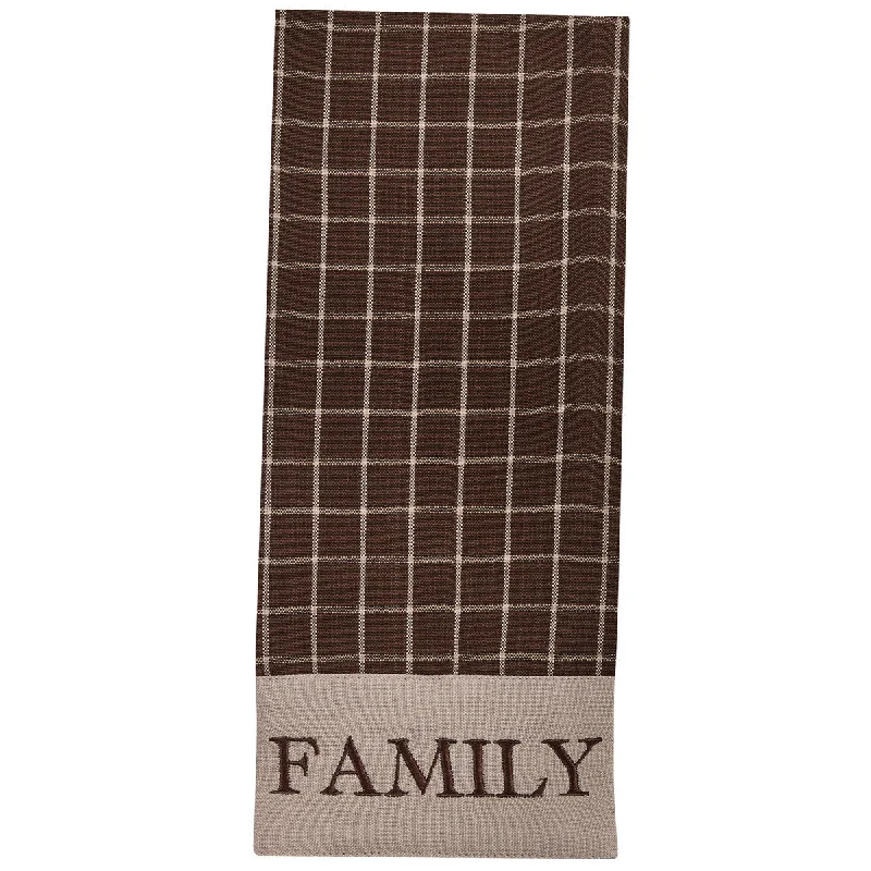 Family Decorative Dishtowel Set of 6  Park Designs