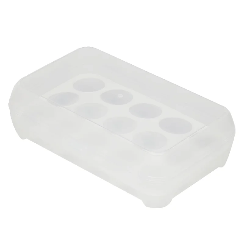 15 Compartment Plastic Egg Holder, Clear