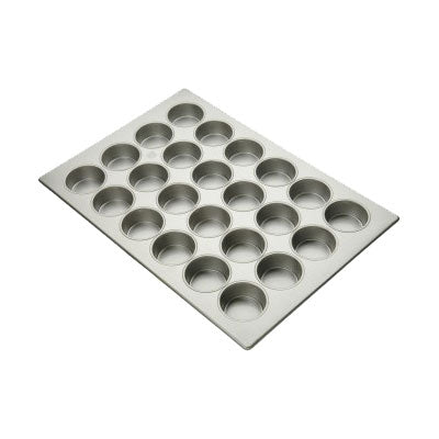 Chicago Metallic 45285 Heavy Duty 7 oz. Muffin Cupcake Pans, Full Size, Sheet of 24