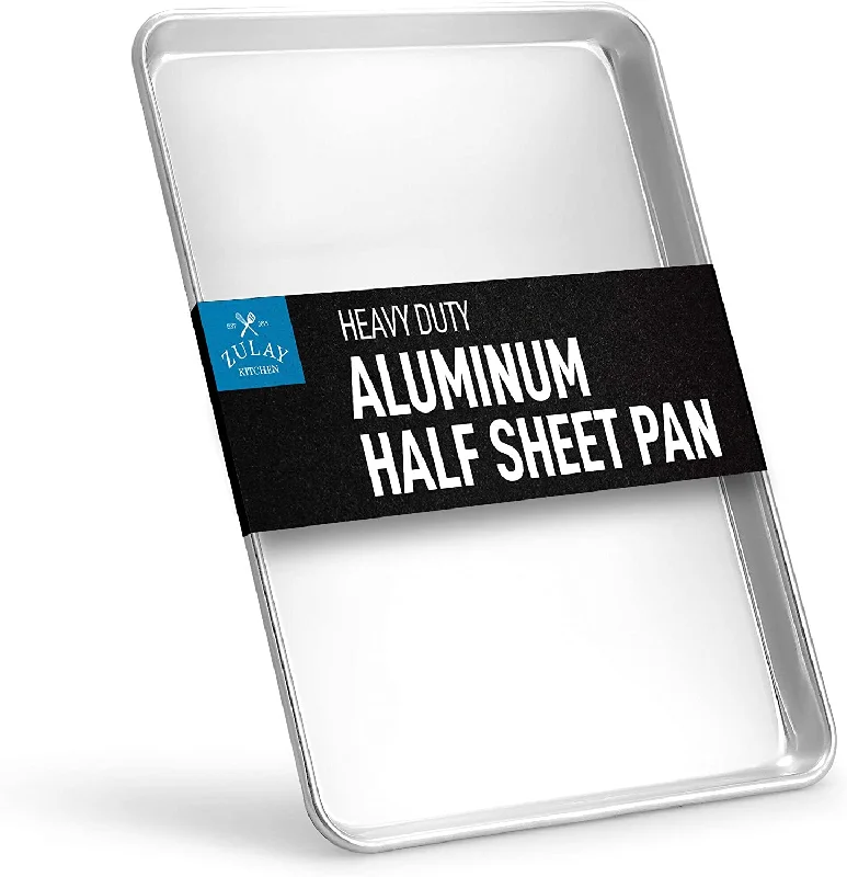 Heavy Duty & Encapsulated Rim Half Sheet Aluminum Baking Pan (Large)