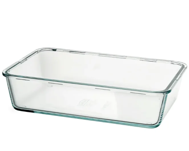 IKEA 365+ Food container, large rectangular/glass, 3.1 l