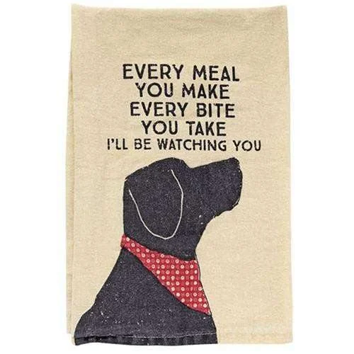 I'll Be Watching You Kitchen Dish Towel