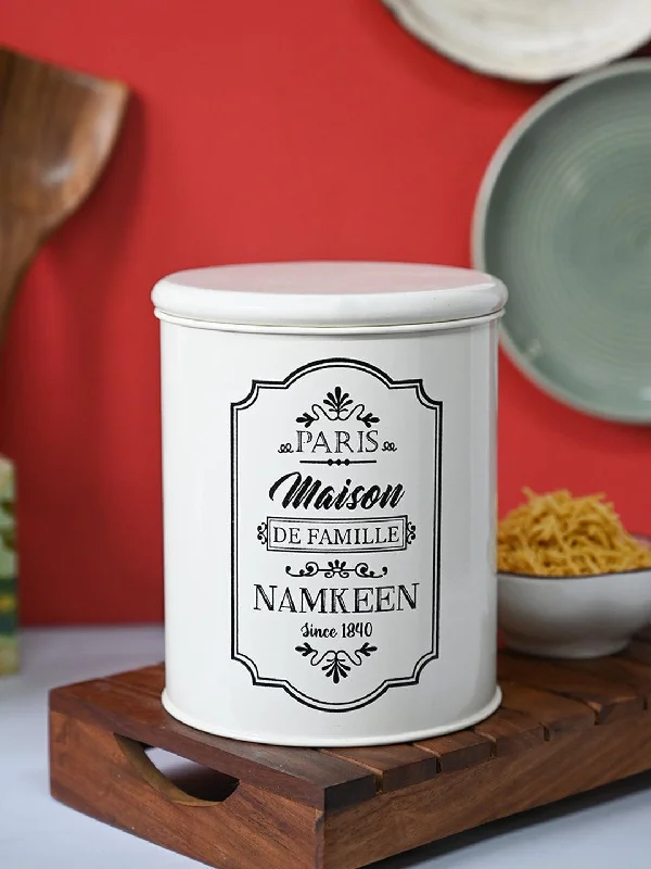 Metal Namkeen Jar - 1700 Ml